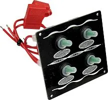 Панель электрическая 4 переключателя влагозащищенные Youthful 