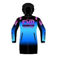 Пальто FXR Warm-Up Black Blue Fade E Pink Fade 2024