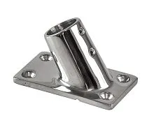 Основание стойки леера 7/8"(22,2мм), 60град. прямо