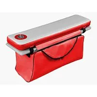 Накладка на банку с сумкой ПВХ 110-26 (Красный)