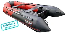 Лодка надувная ПВХ Хантер ЛКА 365 (Красный + черный)