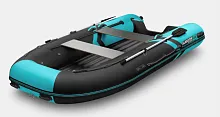 Лодка надувная ПВХ Gladiator E 450S (Черно-бирюзовый)