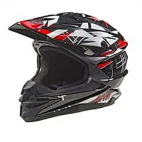 Шлем кроссовый AIM JK803S Red Black 2026
