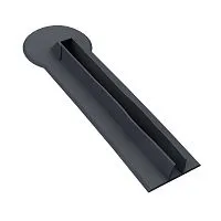 Держатель транца 35мм черный