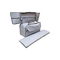 Накладка мягкая + сумка (65х20 см) ПВХ серая комплект Патриот