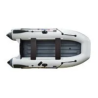Лодка надувная ПВХ ALTAIR HD 330 НДНД (Бело-серый)