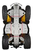 Защита Днище средняя часть BRP ATV Платформа G2 Алюминий 