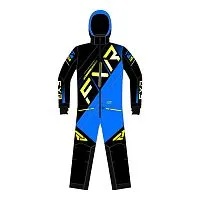 Комбинезон детский утеплённый FXR CX Black Blue Hi Vis 2023