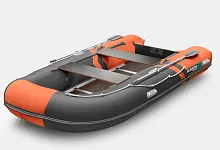 Лодка надувная ПВХ Gladiator B 420 (Оранжево-темносерый)