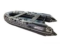 Лодка надувная ПВХ REEF Triton 390НД (Серый + хаки)