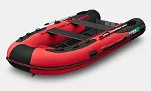 Лодка надувная ПВХ Gladiator Rib 380AL (Красно-черный)