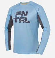 Лонгслив FINNTRAIL Wave Logo LightBlue 2025