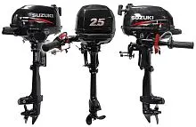 Мотор лодочный подвесной Suzuki 4-х тактный DF 2,5 L