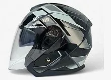Шлем открытый AIM JK526 Grey Black 2026