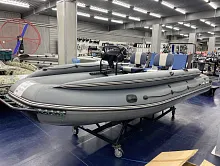 Лодка надувная ПВХ SibRiver GT-480 Фальшборт (Серый) (Тюнинг)