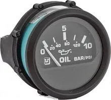 Прибор контроля давления масла 0-5-10 PSI ULTRA Ultraflex черный 