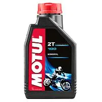 Масло Motul 2Т 100 Минеральное моторное 1л (для мотоцикла)