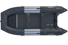 Лодка надувная ПВХ Баджер Heavy Duty 470 AL (Черный)