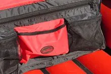 Сумка на борт малая красная/черная