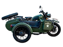 Мотоцикл с коляской GROZA DEFENDER 500 4T EFI 2023 Зеленый