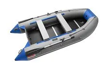 Лодка надувная ПВХ ROGER Hunter Keel 3200 (Серый с синим)
