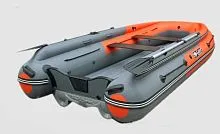 Лодка надувная ПВХ REEF Triton 400S-MAX NDFI (Оранжевый + темно-серый)