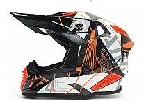 V Шлем кроссовый AIM RH855 RAZOR White Red 2026