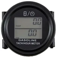 Прибор контроля оборотов двигателя (тахометр) индуктивный Runleader черный  (16 484)