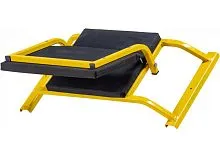 Сиденье поперечное пластиковое раскладное для саней (крепление в комплекте)