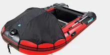 Лодка надувная ПВХ Gladiator D 420AL (Красно-черный)