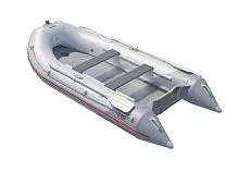 Лодка надувная ПВХ Баджер Sport Line 390 AL (Серый)