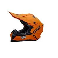 Шлем кроссовый SPARX Raptor JH-601 Orange Matt 2024