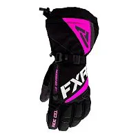 Перчатки FXR Fusion Black Elec Pink 2024