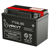 Аккумулятор ИРКУТ YTX4L-BS