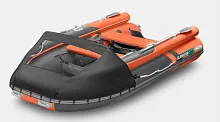 Лодка надувная ПВХ Gladiator E 450 X (Оранжево-темносерый)