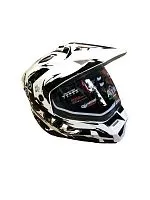 Шлем детский кроссовый AIM JK802Y White Black 2026