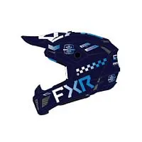 Шлем кроссовый FXR Clutch Gladiator Blue 2024