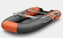 Лодка надувная ПВХ Gladiator E 330SL (Оранжево-темно-серый)