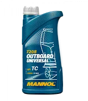 Масло Mannol Outboard Universal 2Т TC-W2 Минеральное моторное 1л