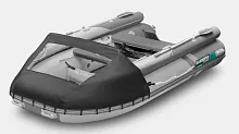Лодка надувная ПВХ Gladiator E 380 PRO X (Темно-серый)