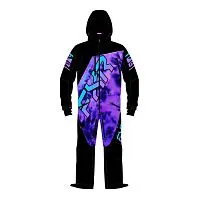 Комбинезон женский лёгкий FXR CX Black Purple Dye 2025