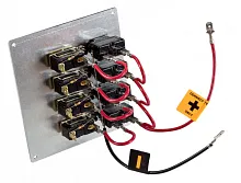 Панель электрическая 4 переключателя с автоматами влагозащищенные Youthful  (1 959)