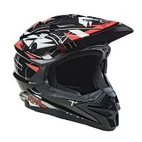 Шлем кроссовый AIM JK803S Orange Black 2024