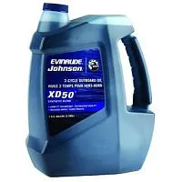 Масло Evinrude 2Т XD50 для ПЛМ Полусинтетическое моторное 3,785л 