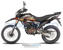 Мотоцикл Regulmoto TE (Tour Enduro) PR Черный/оранжевый