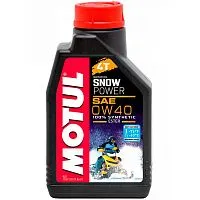 Масло Motul 4Т 0W-40 Синтетическое моторное 1 л (для снегохода)