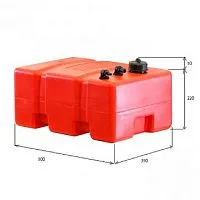 Бак топливный стационарный 32 л Пластик ELFO 