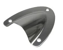 Вентиляционная накладка 56х63мм хром