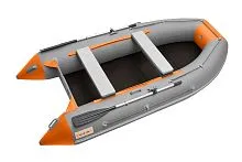 Лодка надувная ПВХ ROGER Hunter 3200 (Серый с оранжевым)