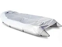 Тент/чехол стояночный для лодок ПВХ 420 (серый) CWEST